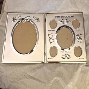 "Our Wedding" double picture frame.